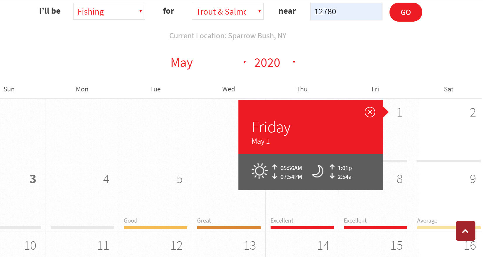 In-Fisherman Solunar Best Fishing Times Calendar