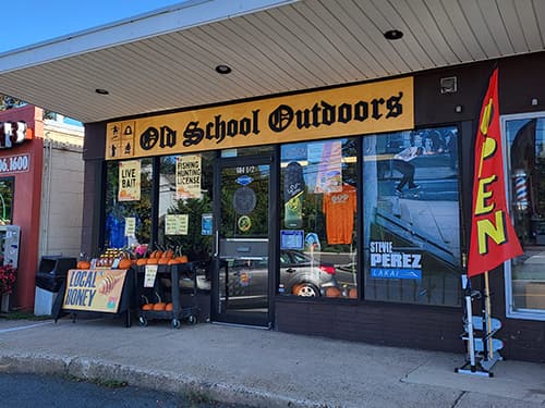 The Tackle Shack's storefront in New Hampshire.